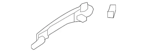 Ручка двери MAZDA GJ6A-58-410P-12