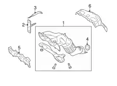 Кольцо уплотнительное глушителя L362-40-581 MAZDA