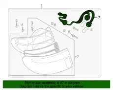 Фонарь задний MAZDA T043-51-155