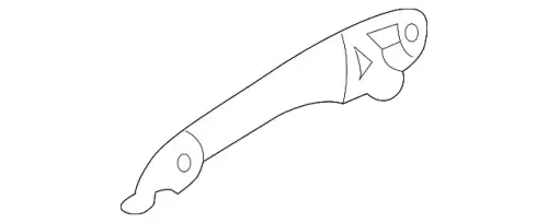 Ручка двери MAZDA GJ6A-72-410J-88