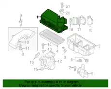 Фильтр воздушный MAZDA PEES-13-3AX