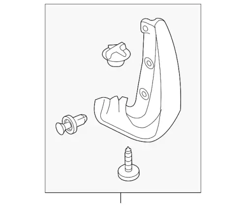 Брызговик перед лев CC29-51-850C MAZDA