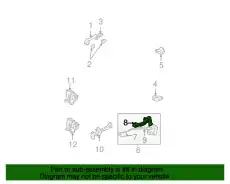 Ручка двери MAZDA EF21-59-412A