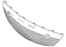 Решетка бампера MAZDA FF14-50-1T1B