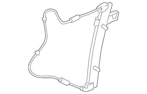 FRAME (L) REG.WINDOW GJ6A-73-590H MAZDA