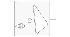 GARNISH(R).REAR DOOR EG21-50-M30A MAZDA