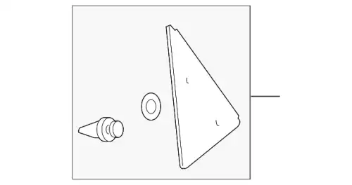 GARNISH(R).REAR DOOR EG21-50-M30A MAZDA