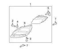 Фара противотуманная MAZDA TE69-51-684