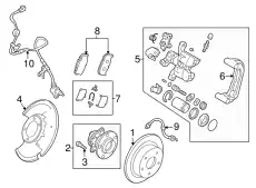 ATTACHM RR PAD -USA GPYA-26-49ZA MAZDA