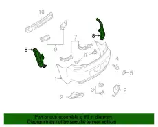 Подкрылок MAZDA F151-50-351D