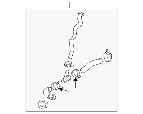 HOSE.WATER LF8B-15-18YA MAZDA