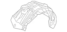 Подкрылок MAZDA N243-56-140A