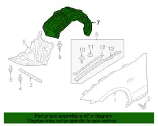 Подкрылок MAZDA N243-56-140A