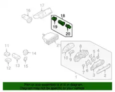 BEZEL SWITCH F146-66-250 MAZDA