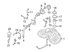 КРОНШТЕЙН КРЕПЛЕНИЯ БАМПЕРА F151-42-A15B MAZDA