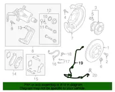 Датчик ABS MAZDA D10H-43-71YB