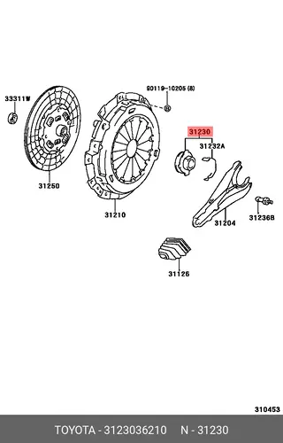 TOYOTA / LEXUS 3123036210