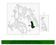 JUNCTION(L),CORNER KD53-71-1AX MAZDA