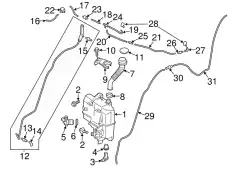 Расширительный бачок MAZDA K031-67-481