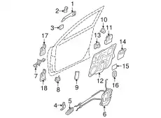 HANDLE(L).OUTER GJ6A-59-410P-28 MAZDA