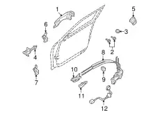Ручка двери MAZDA GJ6A-59-410P-94