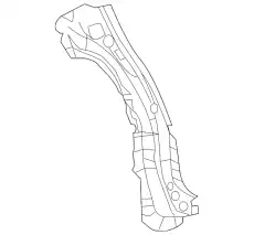 REINF(L),'D'PILLAR KD53-71-4H1 MAZDA