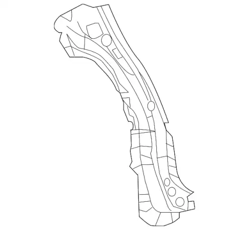 REINF(L),'D'PILLAR KD53-71-4H1 MAZDA