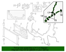 HOSE.WATER L3CE-15-18Y MAZDA
