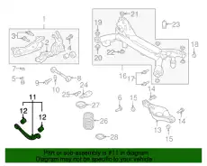 Рычаг подвески MAZDA GS3L-28-C10