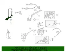 Ручка двери MAZDA C243-72-410K-98
