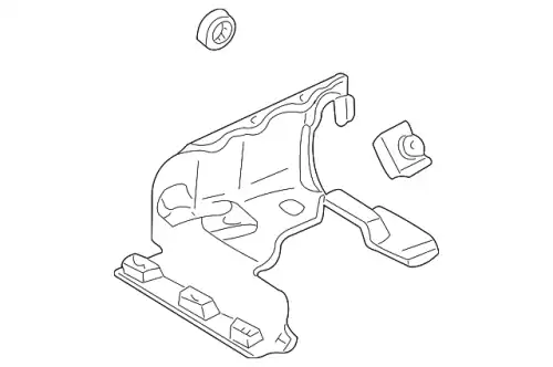 Защита пластм T001-56-330C MAZDA