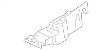 Защита лев пластм T001-56-340C MAZDA