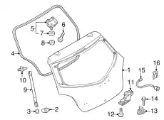 Ручка двери MAZDA D651-62-761