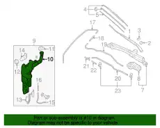 Бак омывателя BP4N-67-481B MAZDA