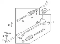 Рулевая рейка MAZDA DF71-32-112A