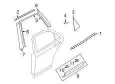  МОЛДИНГ TE69-50-995 MAZDA