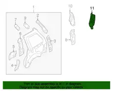 Крыло MAZDA LC62-71-481A