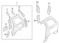 Крыло MAZDA LC62-71-481A