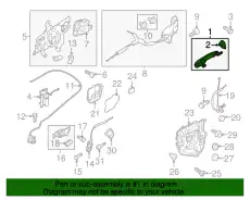 Ручка двери MAZDA C243-72-410K-55