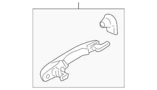 Ручка двери MAZDA C243-73-410K-55