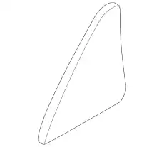 GLASS(L)QTR WINDOW KA0H-73-661A MAZDA