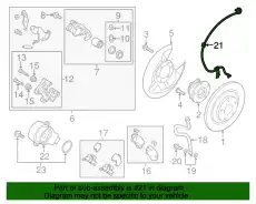 Датчик ABS MAZDA K011-43-71Y