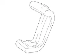 PLATE(R),BACK-RR BRA NF47-26-281 MAZDA