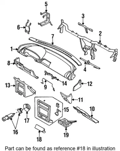 Пепельница FC01-64-610B MAZDA