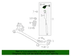 RUBBER,MOUNTING DA6A-28-380 MAZDA