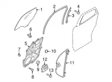 Стеклоподъемник  MAZDA TD11-73-590A