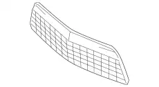 Решетка бампера MAZDA CE49-50-1T1A