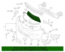 Решетка бампера MAZDA CE49-50-1T1A