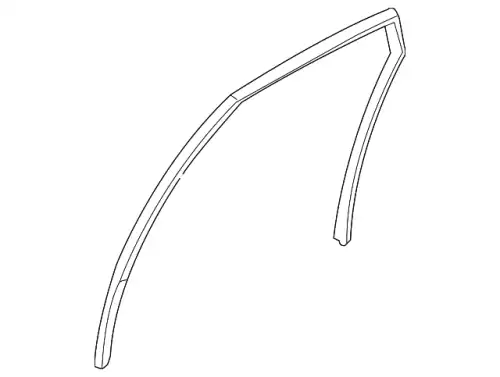 RUN CHANNEL (L)GLASS TD11-73-605E MAZDA
