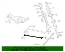 Рычаг подвески MAZDA B30P-28-620A